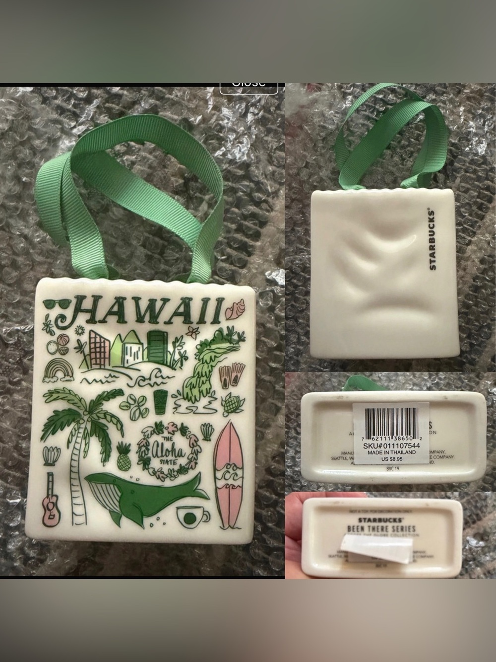 Starbucks Hawaii Been there Series Ceramic Ornament